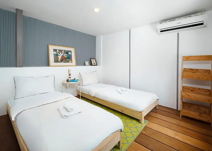 Ferienhaus Large Bts 10 Min 2king+twin Fastwifi Selfcheckin Bangkok